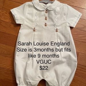 Vintage Baby Bubble Romper.